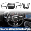 Dodge Challenger 2015-2021 Black Steering Wheel Trim Kit