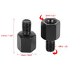 Motorcycle 5pcs 8mm LH to 8mm RH Rearview Mirrors Adapter Bolt Screw