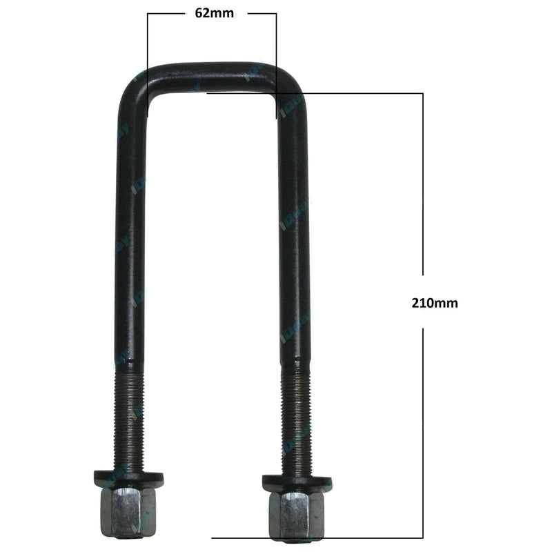 Toyota Hilux KUN26 4X4 Ute 4 x Extended Rear U-Bolts (2005-2014)