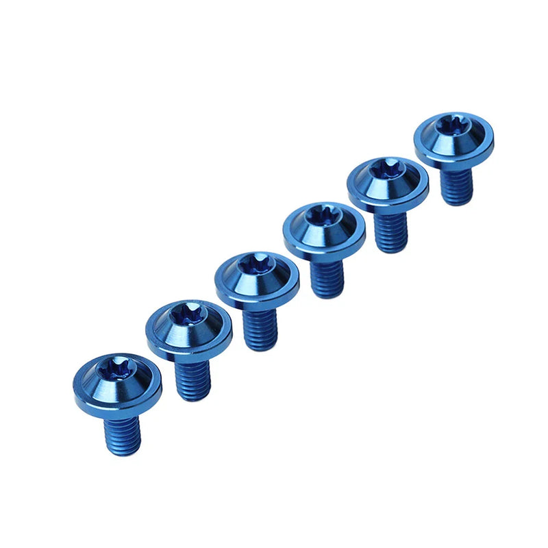 Bike Motorcycle 6 x M5x20mm Alloy Torx Head Screws