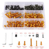 Motorcycle 177 x Gold Fairing Bolts M5/M6