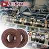 Make Model Oil Seal 17x35x10mm 2 x Seal Ring FKM Rubber Brown