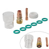 WP-17 / 18 / 26 10 x TIG Welding Torch Stubby Gas Lens & Pyrex Cups