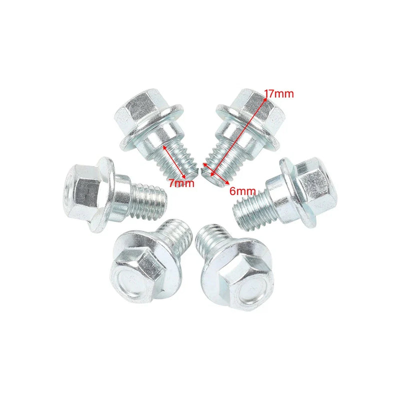 Suzuki RM 85 125 250 RMZ 250 450 DR-Z400SM 6 x Fork Guard Bolts (2001-2023)