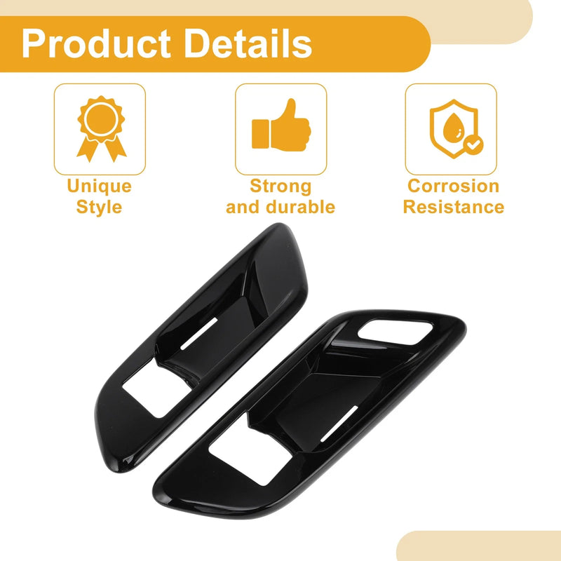 Toyota Crown (2023-2024) Black Interior Door Handle Bowl Cover Trim