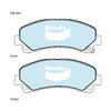 Isuzu MU-X UC 4WD Front Disc Brake Pad Set (2013-2020)