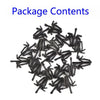 4Runner 20pcs Grille Retainer Clips Plastic Black (1989–2002)