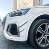 Audi Q5 FY Sline 4 x Carbon Look Front Side Air Vent Trims (2020-2024)
