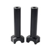 Harley Heritage Softail Dyna FXD 6" Black Straight Handlebar Risers