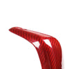 Porsche Cayenne 2018-2020 Red Carbon Fiber Gear Shift Knob Cover Trim Fit