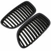 BMW F10 528i 535i 550i M5 Matte Black Front Kidney Grille (2010-2016)
