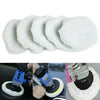 Soft Wool 5-6" Car Polisher 5 x Polishing Bonnet Buffer