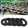 TG4 Oil Seal 30x50x8mm Lip Seal Ring Rotary Shaft Seal NBR Black 5 x