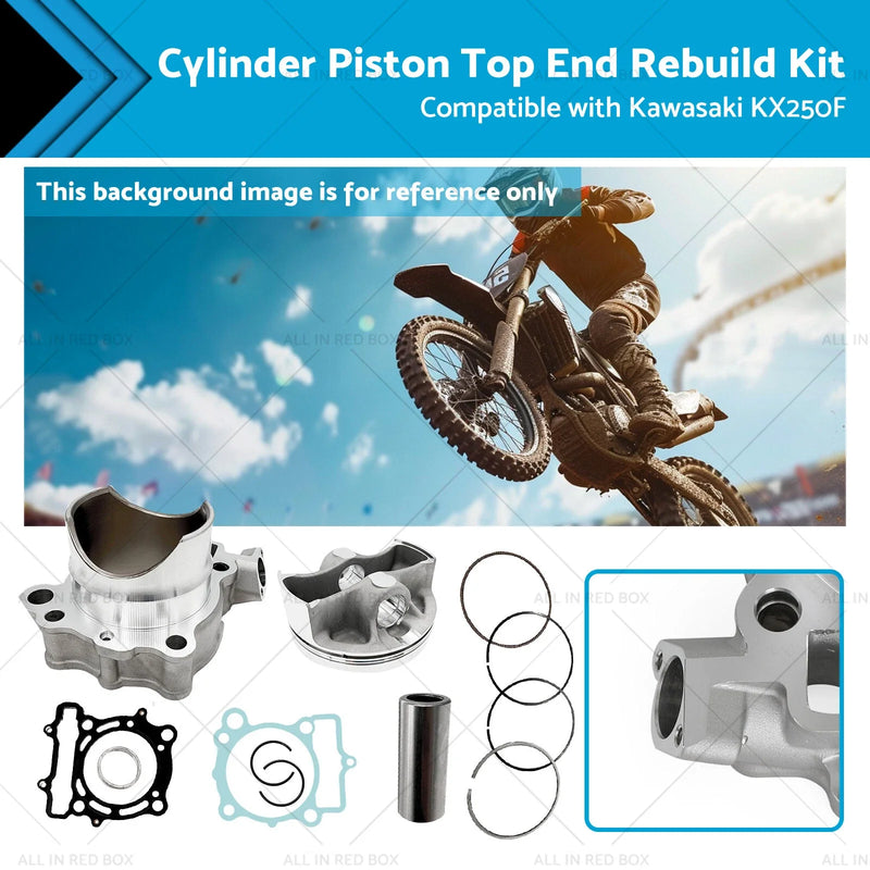 Kawasaki KX250F Cylinder Piston Top End Rebuild Kit (2009-2016)