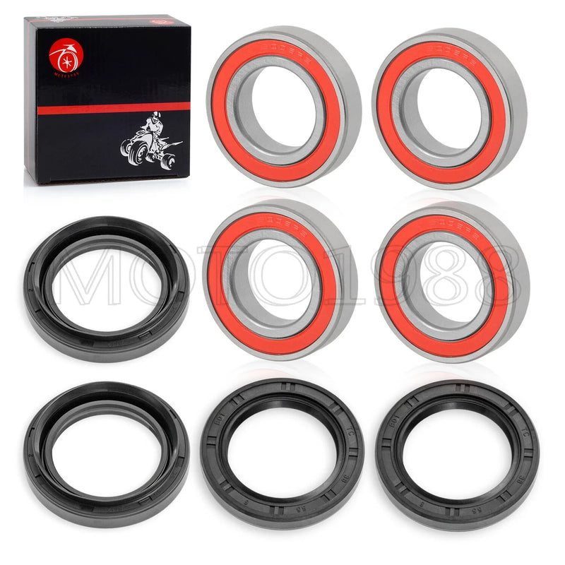 Yamaha Rhino 450 / 660 / 700 YXR 2 x Front Wheel Bearing Seal Kit (2004–2013)