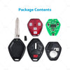 Mitsubishi 380 4 Button Remote Key (2005-2008)