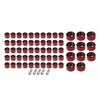 Harley Softail FXSTC Breakout FatBoy Engine Bolt Cap Screw Kit 61X (07-17)