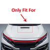 Honda Civic Type R FK8 17-21 REAL Carbon Fiber Bonnet Air Vent Cover Replace