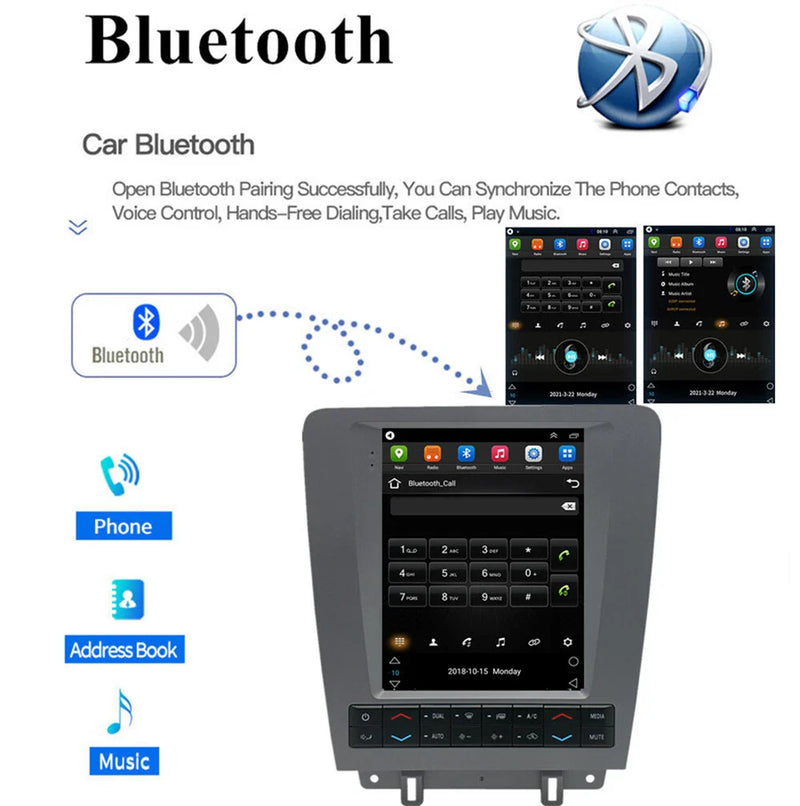 Ford Mustang 9.7" Android 13 Stereo Radio GPS Navigation (2010-2014)