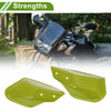 Motorcycles Universal Hand Guard Knuckle Protector Yellow PP Plastic