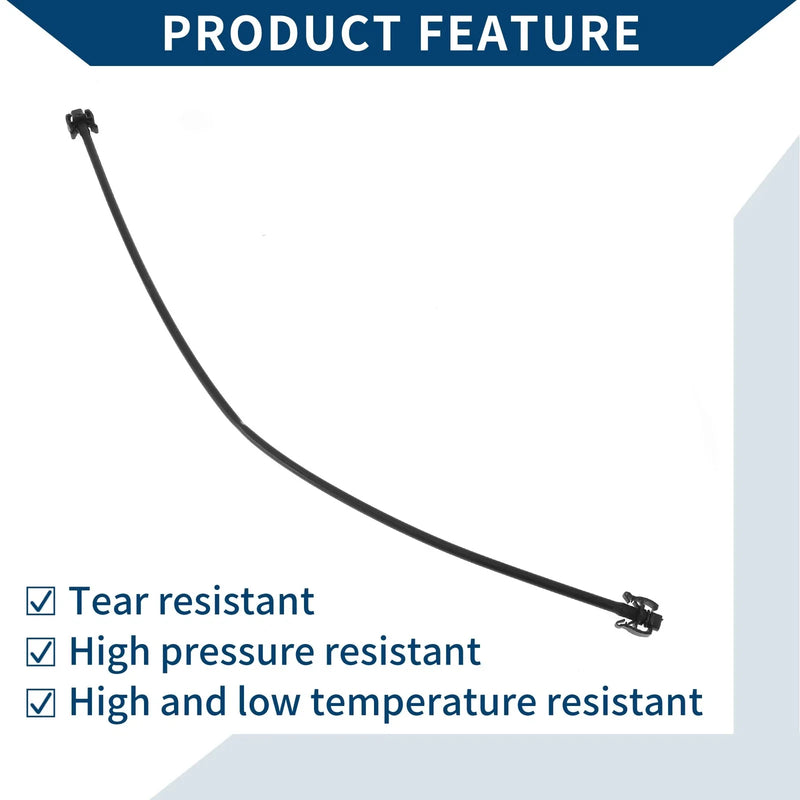 PEUGEOT 206 1.4 (1998-2012) Rubber Black 1 x Pc Heater Hose