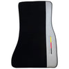 Rolls Royce Wraith (2013-2023) - Gray Leather AutoWin Black Floor Mats