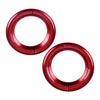 Honda Civic Red Front Door Stereo Speaker Trim Covers (2016-2019)