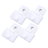 Isuzu D-Max Rodeo Holden Colorado 4 x White Door Glass Rail Clips
