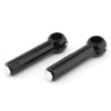Universal Motorcycle 1" Bar Diameter Black Handlebar Riser Kit