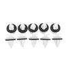 Car Clips / 20 Pcs / White Plastic Retainer With Washers