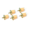 Universal Motorcycle 5 Pcs 3/8" Inline Gas Fuel Filter (No Year)