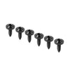 Fastening Black 6 x M5x15mm Titanium Torx Head Self Tapping Screws