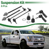 Ford Mustang 8pcs Front Suspension Kit Tie Rod Ends & Sway Bar Links