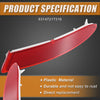 BMW X3 Red Rear Right Bumper Reflector Light Cover (2011-2014)