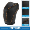 Subaru Crosstrek 2018-2023 Black Orange Stitch Gear Shifting Knob Cover
