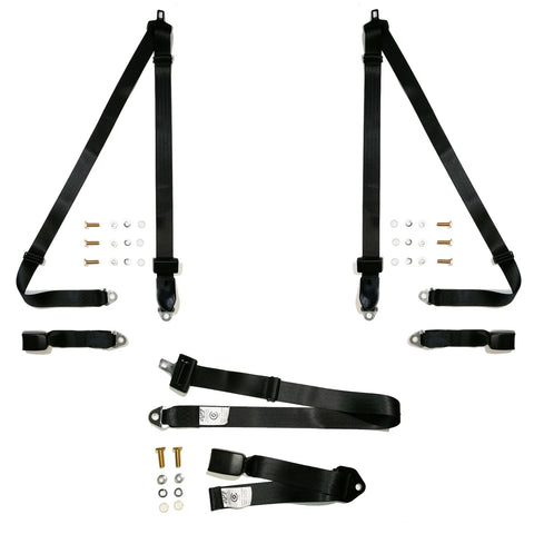 Volkswagen Beetle, Golf, Passat Rear Seat Belt Kit (2000-2023)