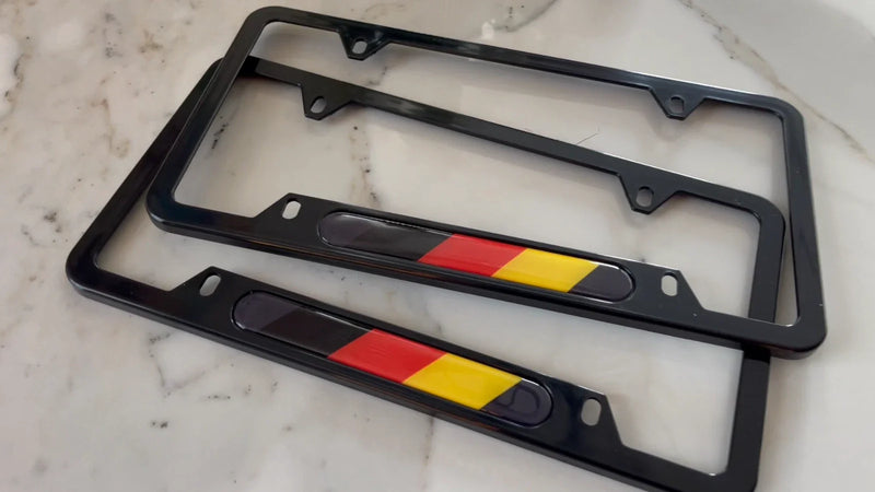 Porsche Macan, Panamera, Cayenne USA Standard License Plate Frame
