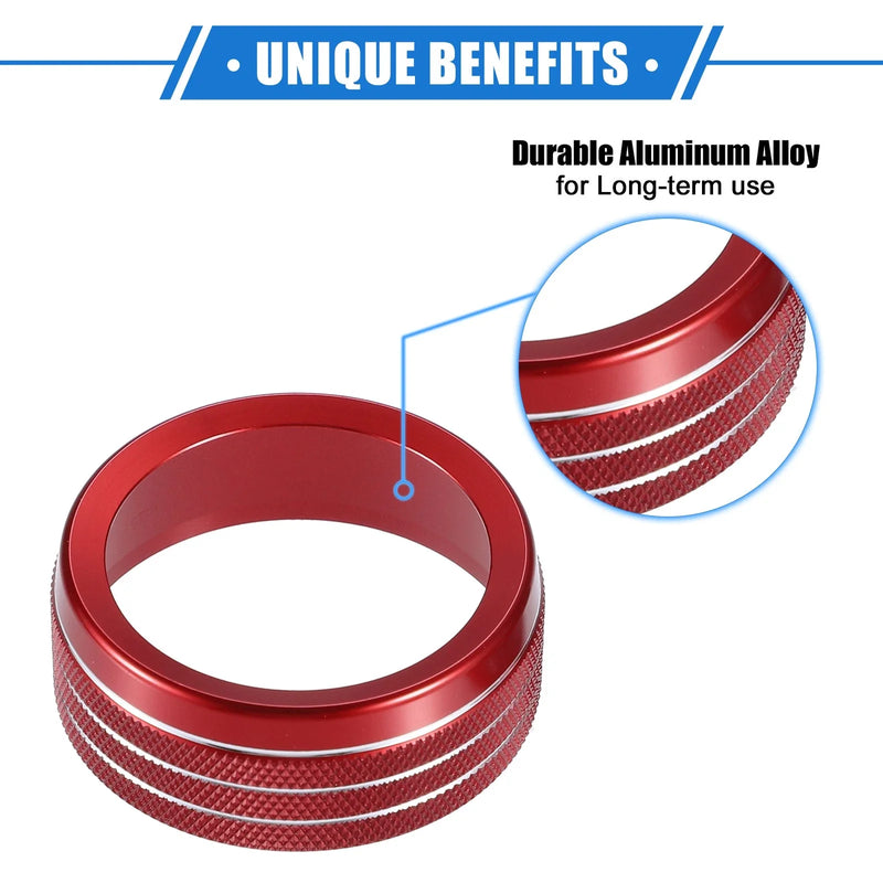 Dodge Dart 3 x Knob Ring Covers (2012 - 2018)