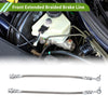 Nissan Patrol GQ Y60 2 x Front Extended Brake Line Hose Kit (1988-1997)