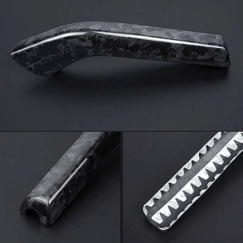 Camaro Forging Carbon Fiber Parking HandBrake Grip Knob Cover Cap Trim fit
