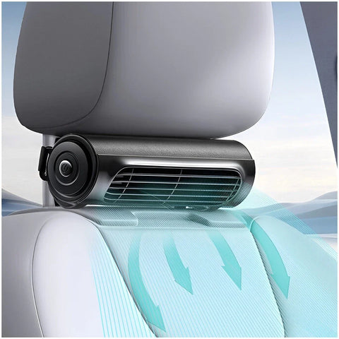 Vehicle Mini USB Car Seat Back Cooling Fan - 3 Speed Silent Cooler