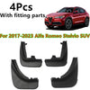 Alfa Romeo Stelvio SUV 4x Mud Flaps Splash Guards Fender Cover (2017–2023)