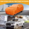 Toyota Highlander Orange Cotton with Zipper Car Cover Waterproof All Weather