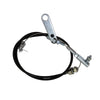 Chevy V8 Hot Rod 24" Throttle Cable Kit w/ Mounting Bracket