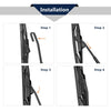 Jeep Compass Rear Wiper Blade Arm Set 11 Inch (2006-2016)