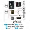 Distribution Studs M8 Bus Bar Terminal Blocks 5/16" 12V-24V
