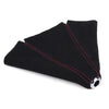 Car Universal Black & Red Gear Shift Knob Boot Gaiter Cover