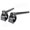 Handle Bar with Adjustable Clamps for 45MM Fork Tube Black 22mm & 7/8" Clips