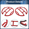 Ford Bronco 2021-2024 Headlight Trim Bezels (2 x Red)
