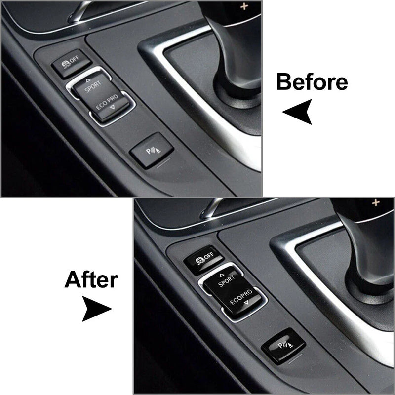 BMW F20 F21 F22 F23 F30 F31 F34 F32 F33 F36 Black Gear Shift Button Trim